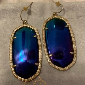 EUC - Kendra Scott Black Iri Danielle